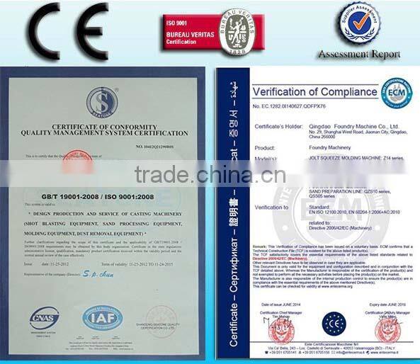 CE Approved Wire Mesh Conveyor Shot Blasting Machine