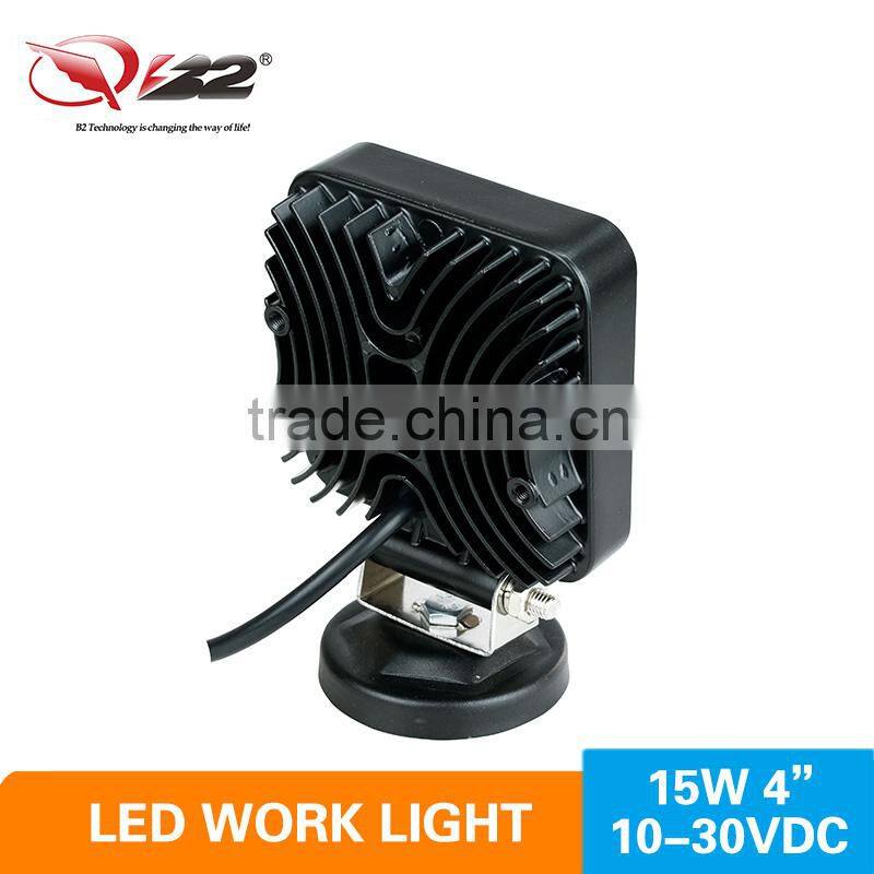 15w led driving lights square led working light for truck roof lights