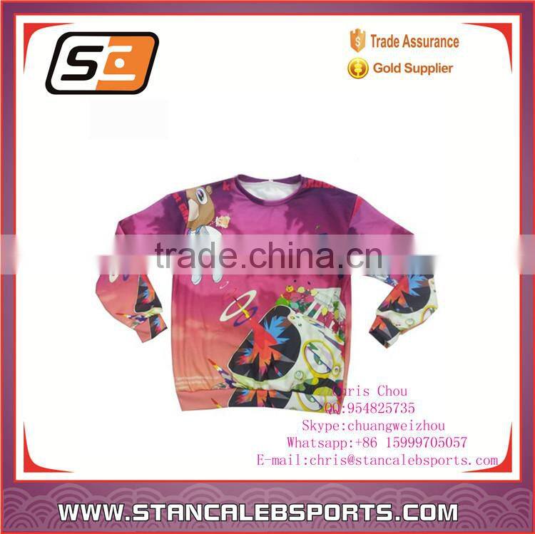 Stan Caleb cheap 100% polyester crew neck sweatshirt