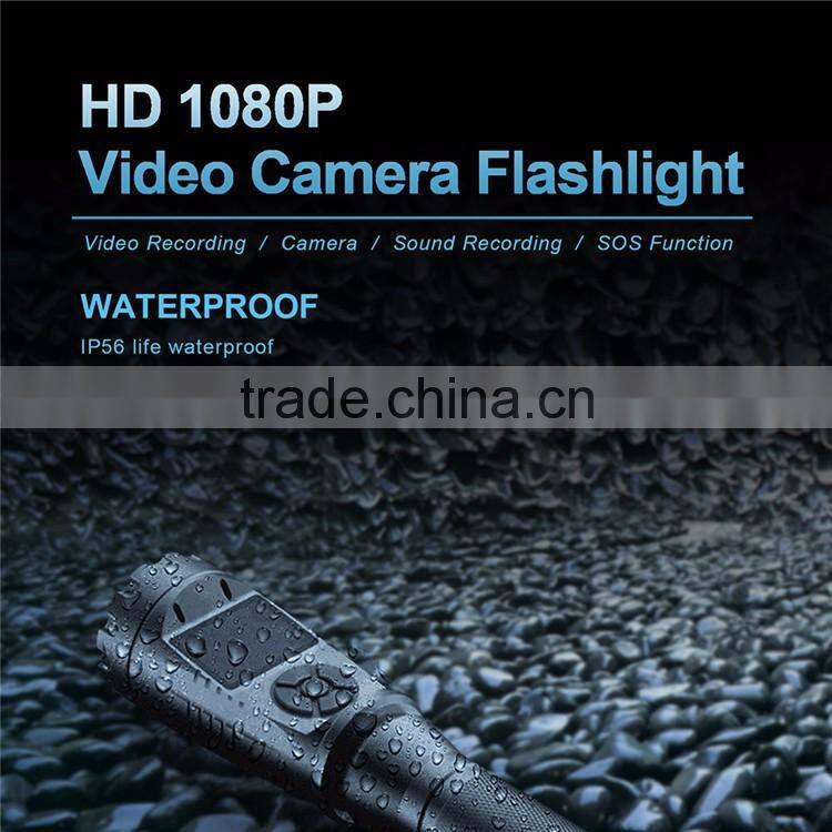 1.5" HD 1080P DVR Video Recorder Cam Camera Aluminum LED Flashlight