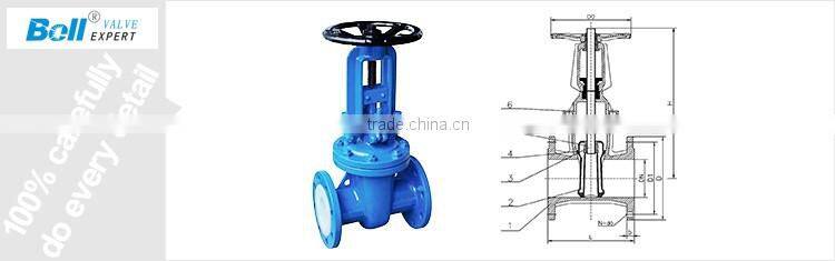 non-rising stem loose disc manual gate valve