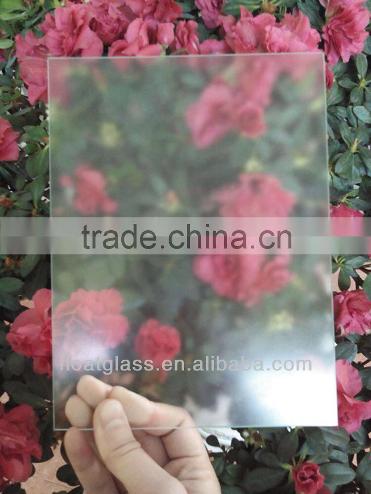 3mm beveled edge glass/The best quality customized Patterned glass