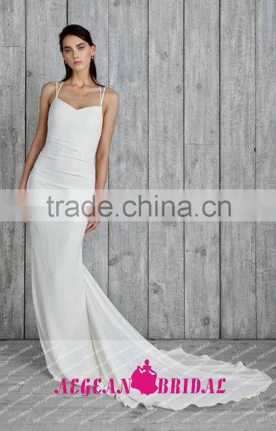 LC14 Sweetheart Sexy Open Back Beach Wedding Dresses Sleeveless Mermaid Vestido De Festa Curto