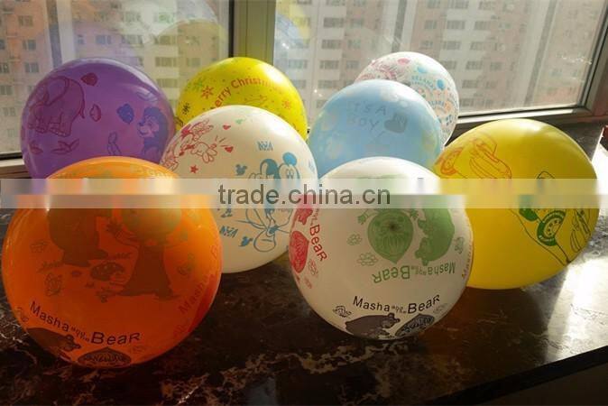 12 inch standard balloon advertising latex balloon