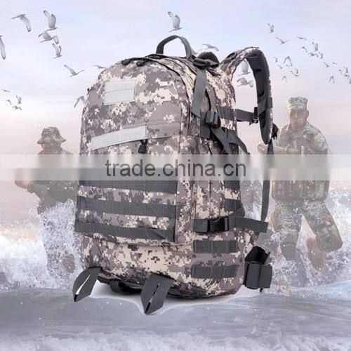 Military Large Capacity Backpack digital gray army backpack