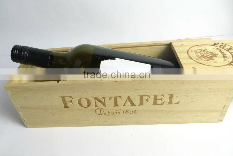 High quality wine box wooden box the latest packaging alibaba China
