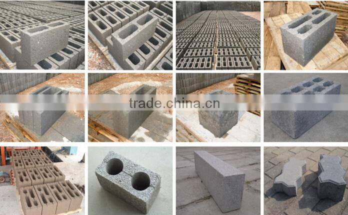 High stability SHENTA QTJ4-25 block making machine with long service life