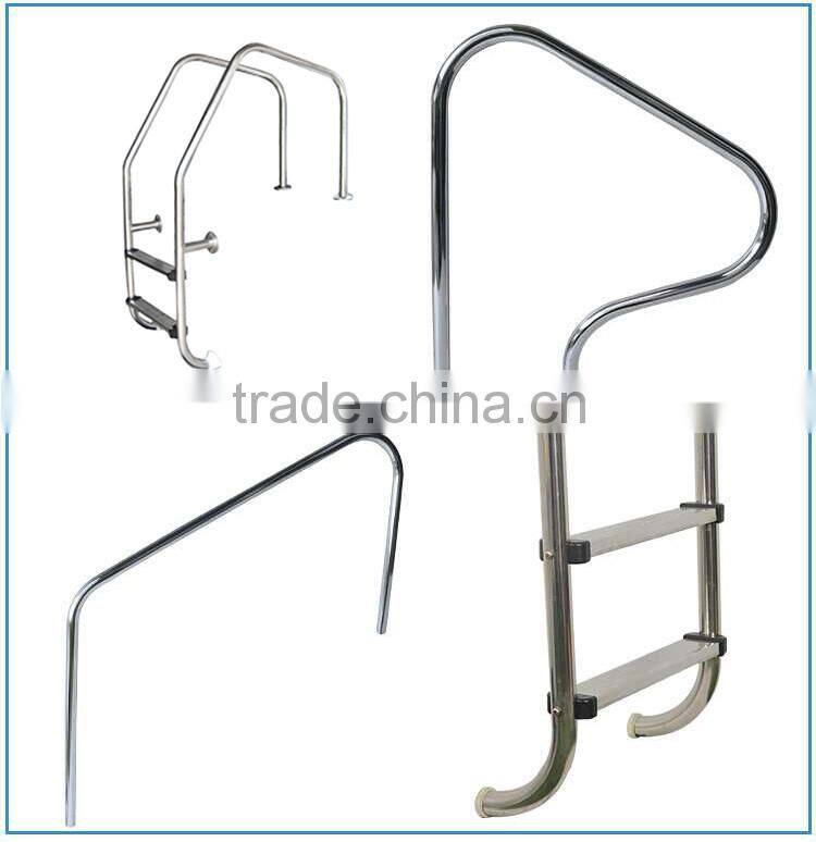 Super price stainless steel Swimming Pool Ladder with Anti-slip Step