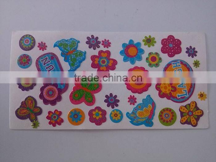 Custom die-cut removable pvc free material wall stickers