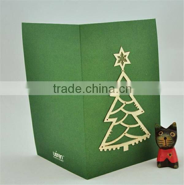 Custom paper gift crafts card mood stories paper record holiday card