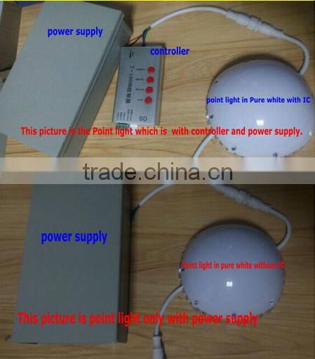 24V 3W RGB LED point light for street landscape decoration