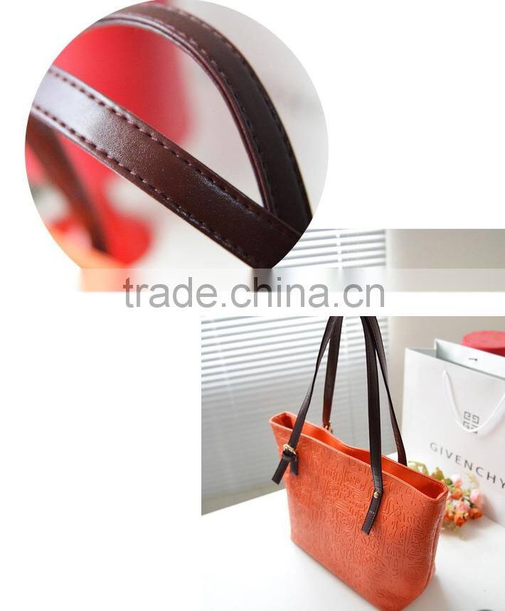 Fashion new products 2015 wholesale women's leather bag