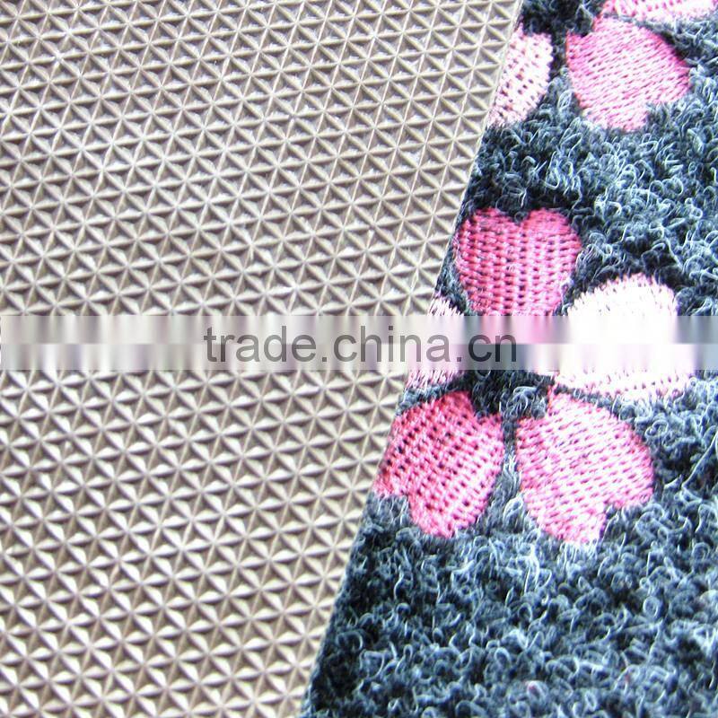 dust remove door mat anti slip printing embroidered rugs