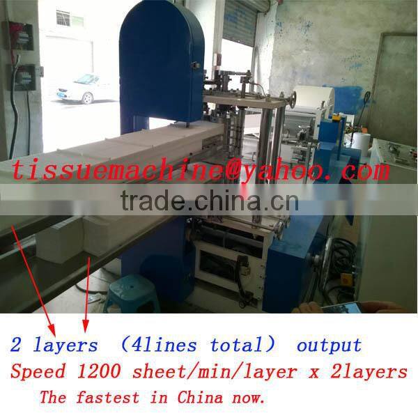 Fastest 2500 Piece Automatic Printing Napkin Paper Machine