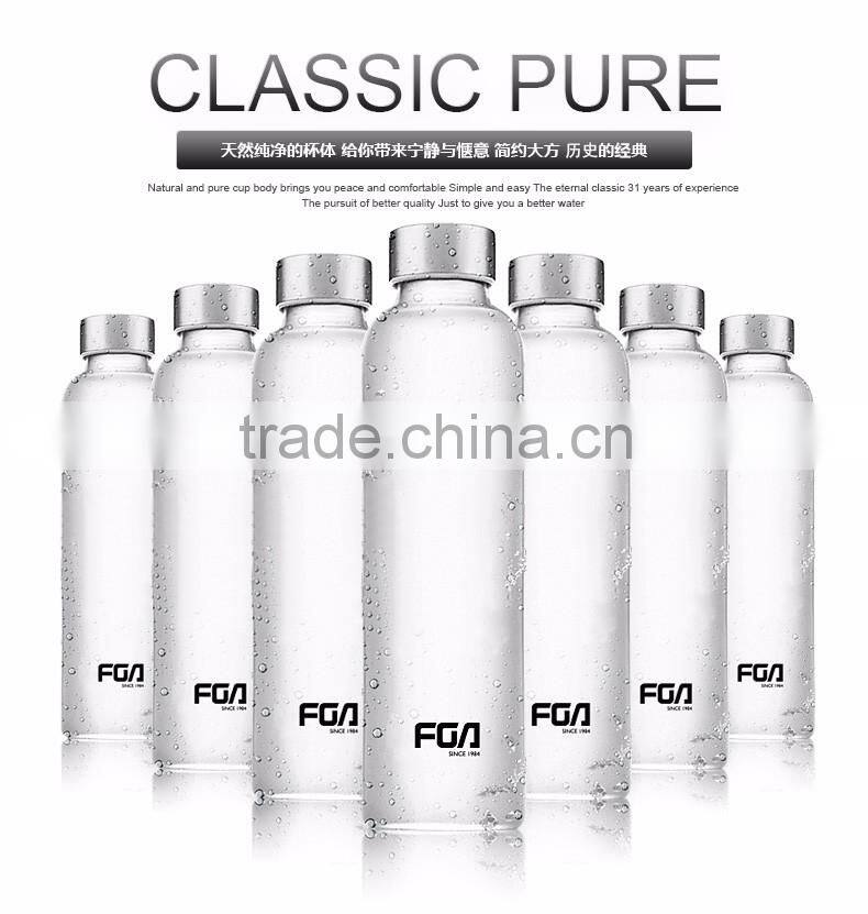 Fancy Custom Made Aspirator Unbreakable Custom Fancy Tequila Fruit Infuser Glass Bottle Water Private Label