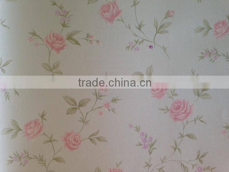 country style flowers vinyl wallpaper