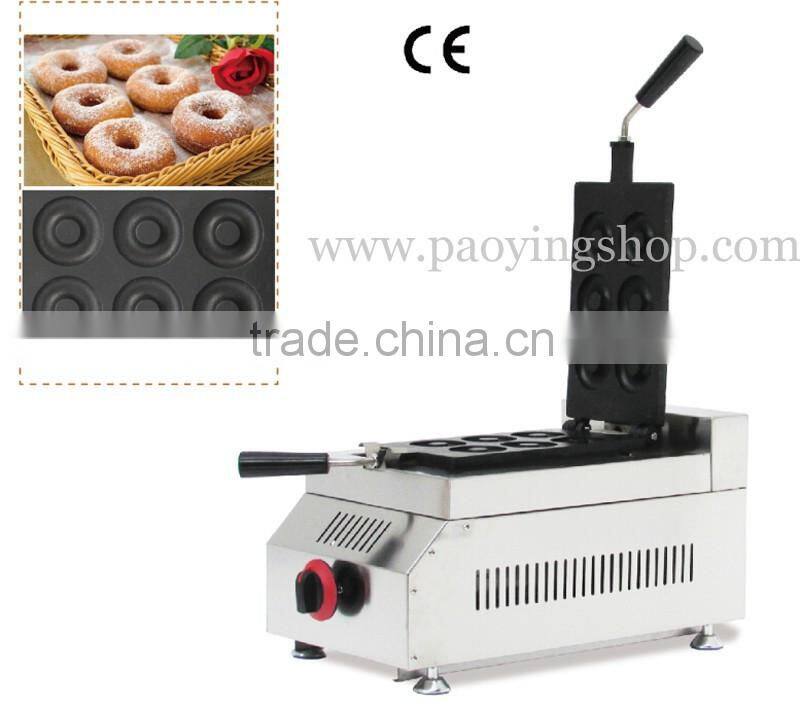 6-slice 7.5cm Commercial Use Non-stick LPG Gas Donut Maker