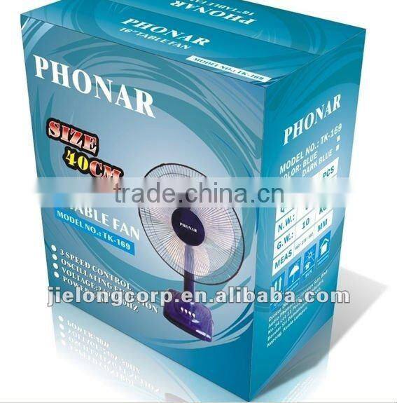 Produce Electric Fan Carton Box