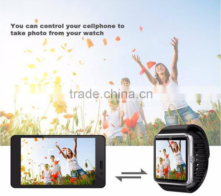 2016 cool mobile phone wrist watch sport for health care gt08