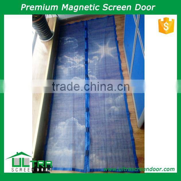 Blue Sky,White Cloud,Shinning Sun Kids Door Curtains