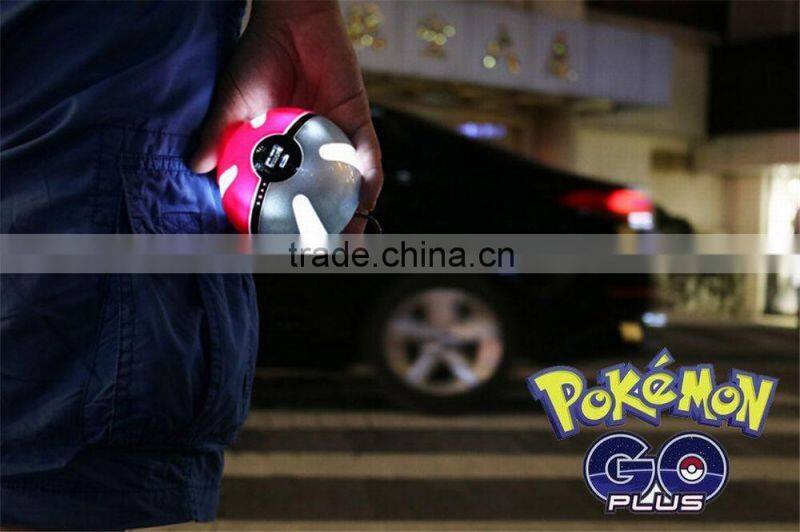 2016 factory China very hot best sell Pokemon Go Pokeball 12000 Mah LED phone Charge Pokeman Power Bank pokemon Free sample