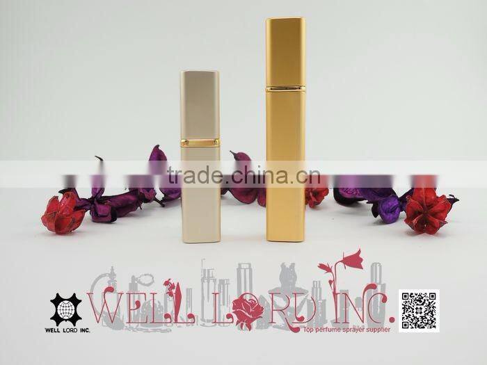 5ml elegant silver screen printing aluminum purse atomizer