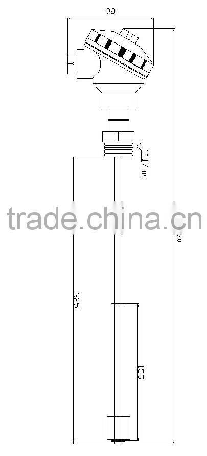 continuous fluid current signal output level switch/explosion -proof level switch