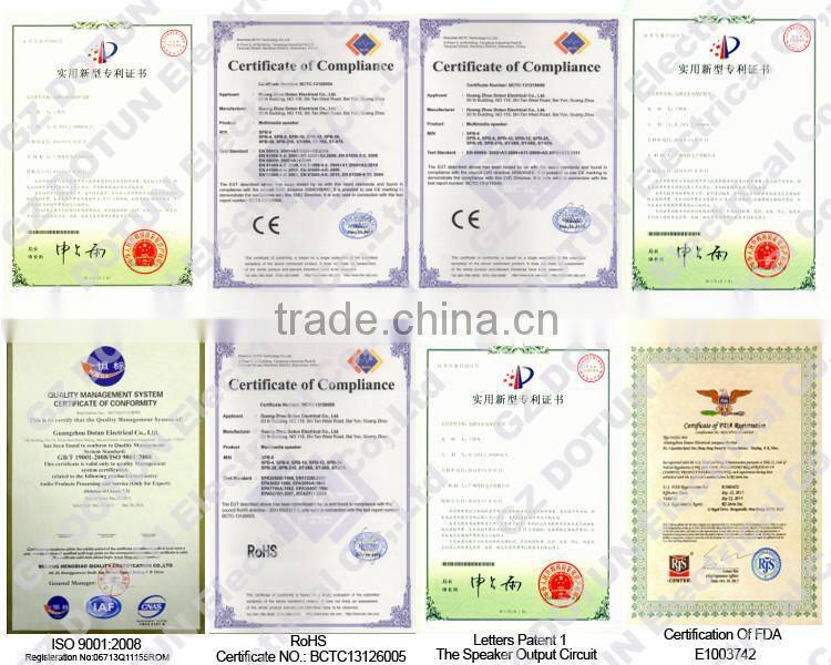 Professional amplifier wooden bluetooth portable trolley speaker