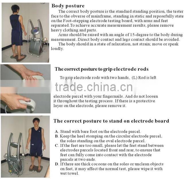 Body analyzer bio skin tightening instrument ultrasound fat dissolving machine