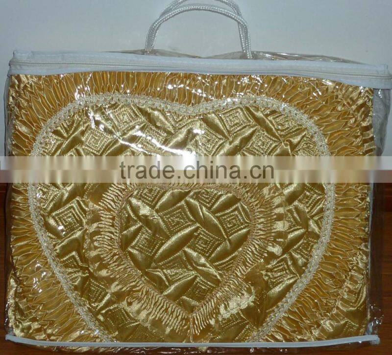 Cheap Price 4pcs Satin Bedspread Set