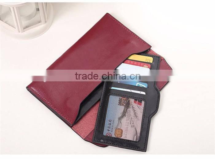 Custom Leather Currency Wallet Purses Jranter Brand Names Women Wallet