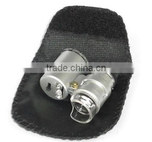 60X led and uv mini iphone pocket microscope use by Mobile Phone
