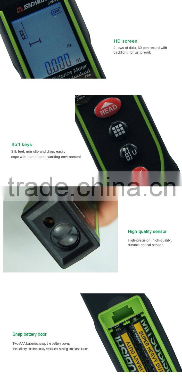 SW-P70 Digital Display Laser Distance Area Volume Measurement Instrument