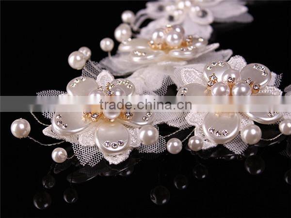 MYLOVE white lace bridal jewelry set necklace earring set flower new design jewelry MLT002