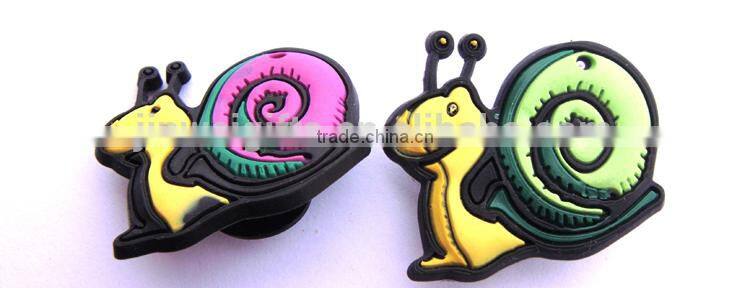 Lovely shoe charms, soft pvc shoe decoration buttons