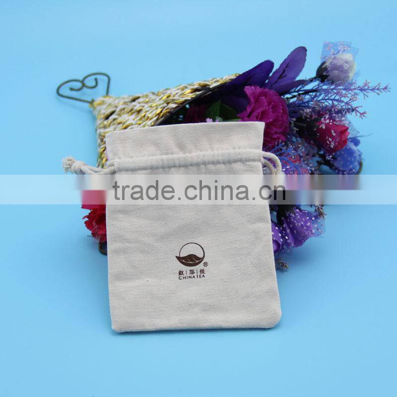 Modern hot sale customized large size canvas shopping pouches