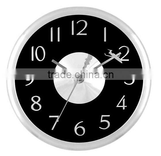 12 inch Metal Wall Clock Aluminum Clock Rose gold wall clock