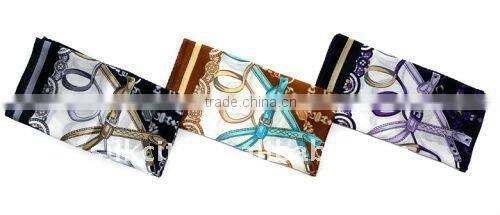 2011 Laday's Fashion Print Colorful square silk scarf