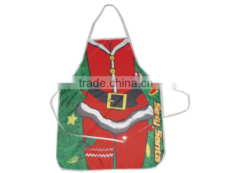 100% polyester Christmas aprons