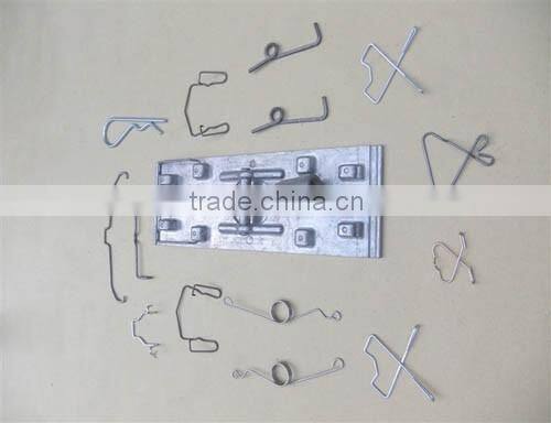 Galvanized spring clip