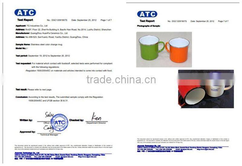 Promotional gift items High Quality Personalized private label white enamel camping mug enamel cup enamelware wholesale