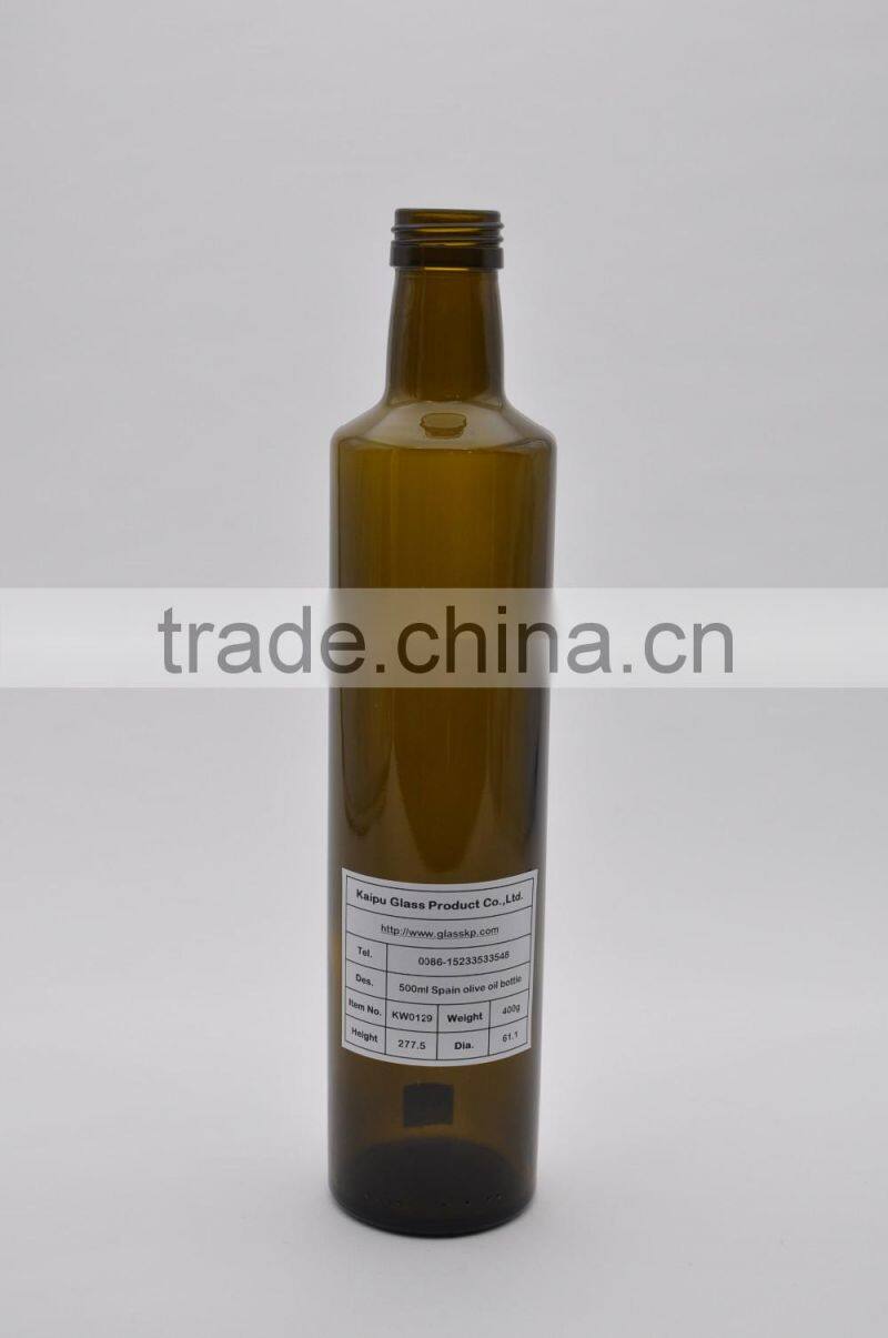 cooking oil glass bottle 50cl