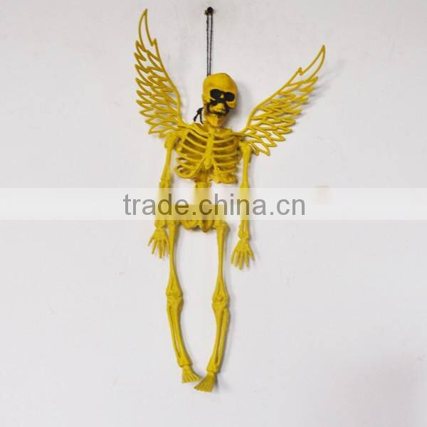 40cm plastic skeleton with wings assorted color