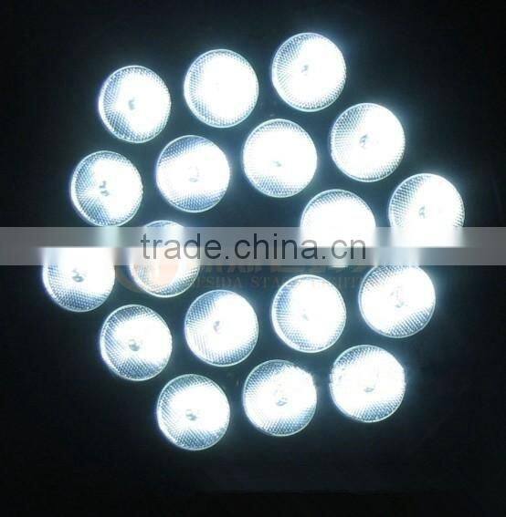 wedding decoration Professional led par led dmx par 64 4in1 rgbw 18x10w led par light