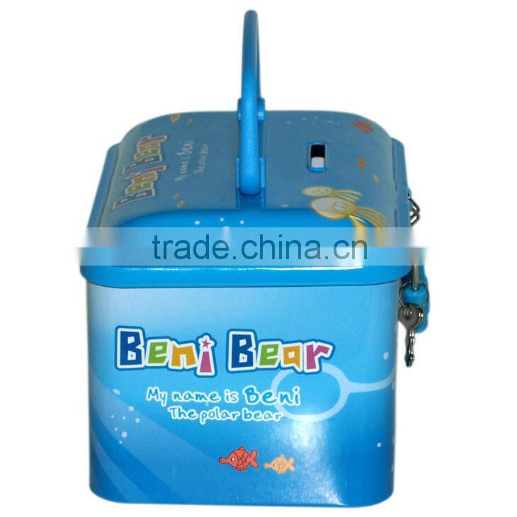 Carton Chirdren Saving box/money box/coin box for money with customized artworks