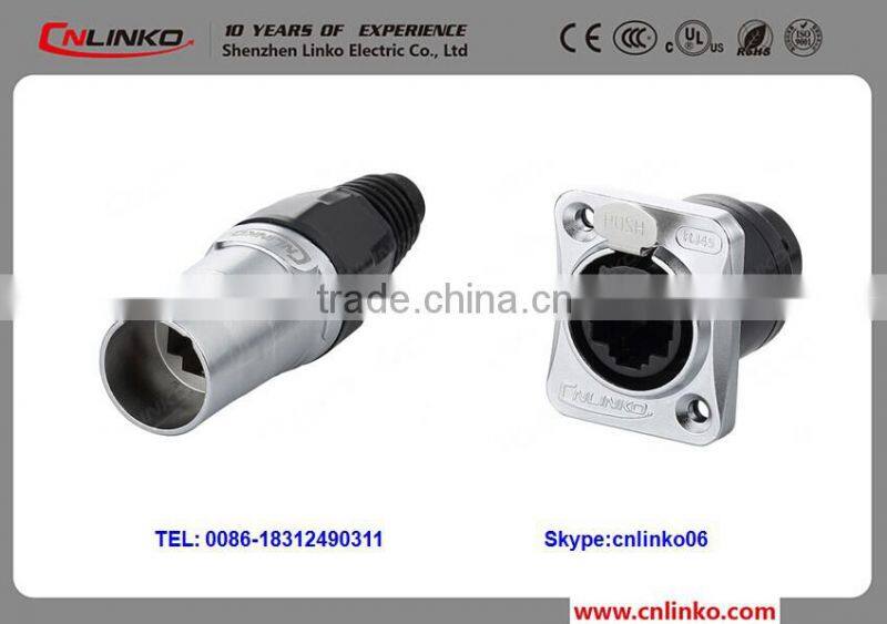 UL Approved 8P8C RJ45 Metal Connector