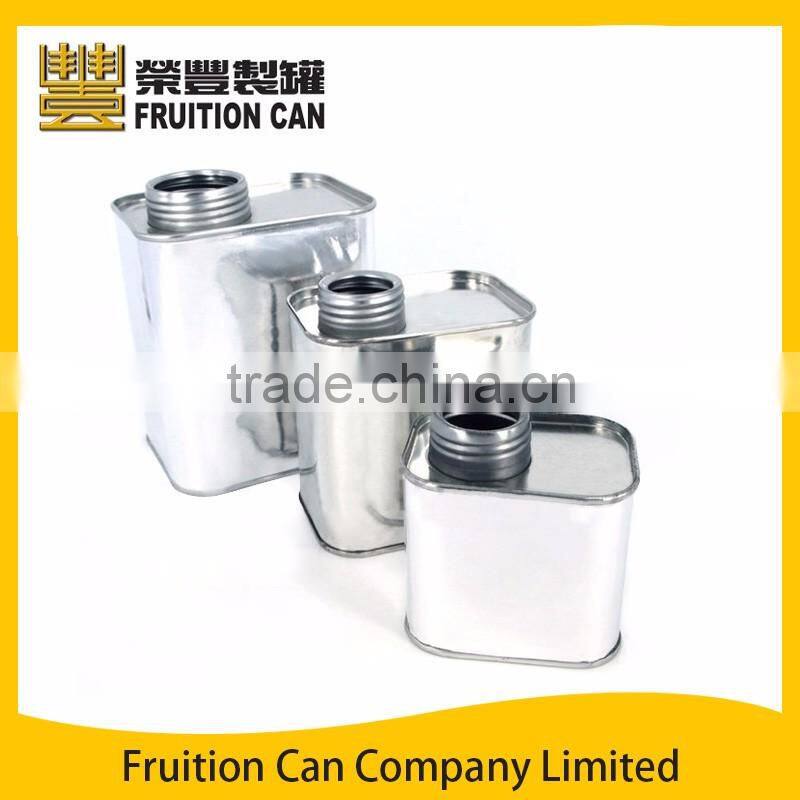 Small Rectangular Oil Petrol Tin Can Container