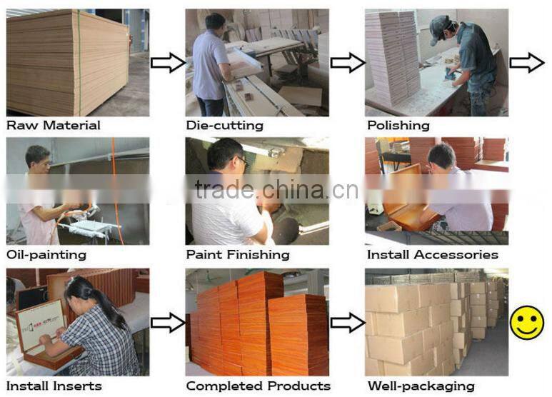 Top & Bottom Wooden Watch Box