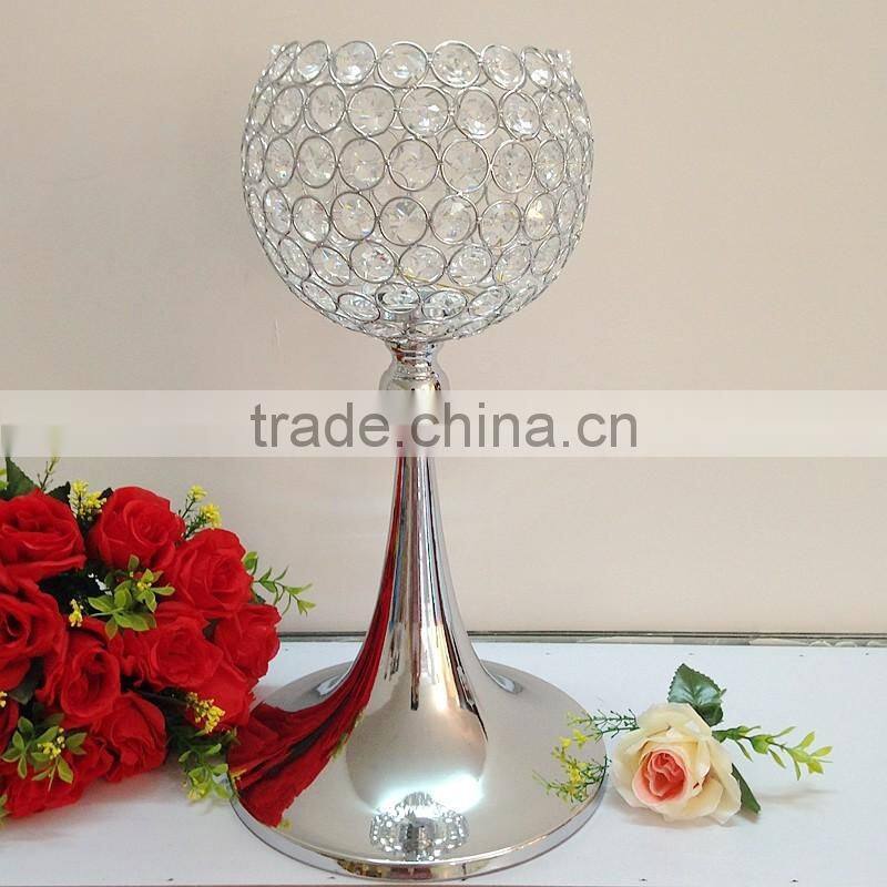 LDJ537 party decoration tall gold vase for wedding