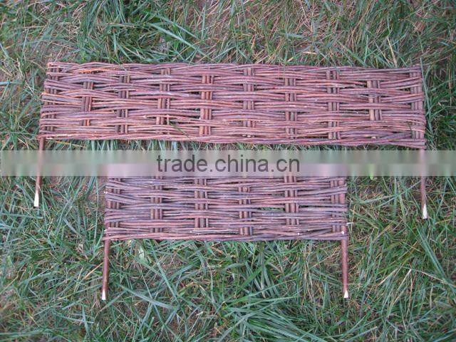 Decorative garden willow planter